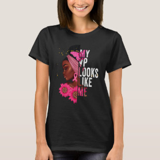 T-shirt Femmes Mon VP ressemble à moi Afro-Américaine Noir
