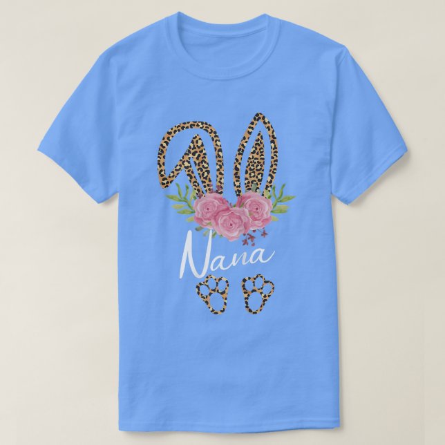 T-shirt Femmes Nana Bunny Oreilles Pâques Jour de Pâques C (Design devant)