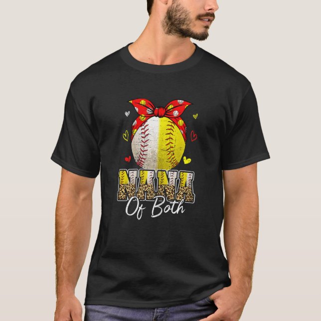 T-shirt Femmes Nana Du Baseball Et Du Softball Nana Mo (Devant)