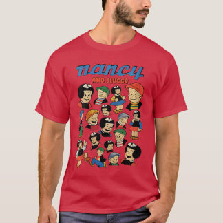 T-shirt Femmes Nancy et Sluggo Comic Multiples de Nancy a