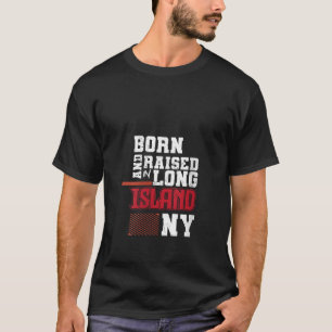 T-shirt Femmes Nées Élevé Long Island NY 4 Juillet Appa