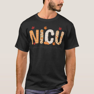 T-shirt Femmes Nicu Infirmière Automne Automne Chute Ca né
