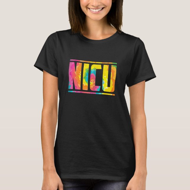 T-shirt Femmes Nicu Nurse Colorée (Devant)