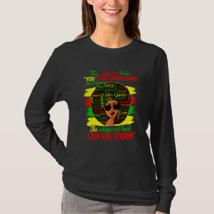 T-shirt Femmes Noir Histoire Mois Africaine Femme Afro Je