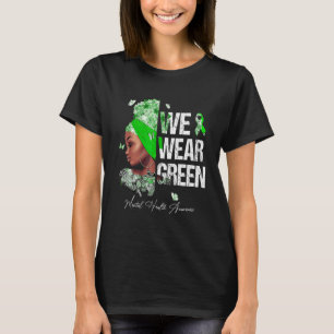 T-shirt Femmes noires Nous portons une sensibilisation à l