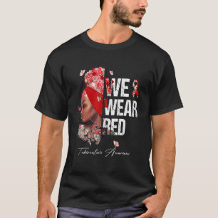 T-shirt Femmes noires Nous portons une sensibilisation à l