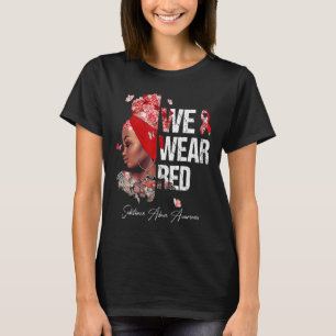 T-shirt Femmes noires Nous portons une sensibilisation à l