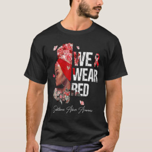 T-shirt Femmes noires Nous portons une sensibilisation à l
