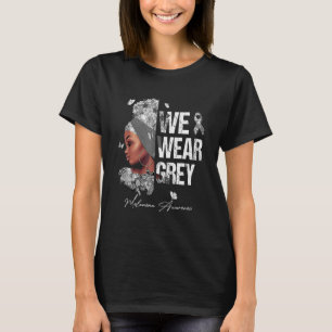 T-shirt Femmes noires Nous portons une sensibilisation au