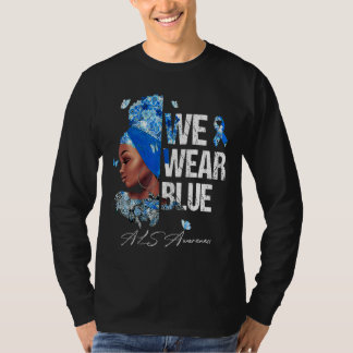 T-shirt Femmes noires Nous portons une sensibilisation au