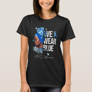 T-shirt Femmes noires Nous portons une sensibilisation au