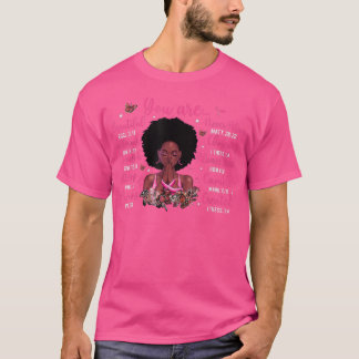 T-shirt Femmes noires Reine forte Chrétienne cancer du sei