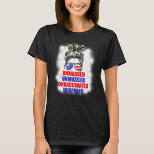 T-shirt Femmes non masquées non muselées non vaccinées san
