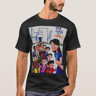 T-shirt Femmes Notre classe est une famille