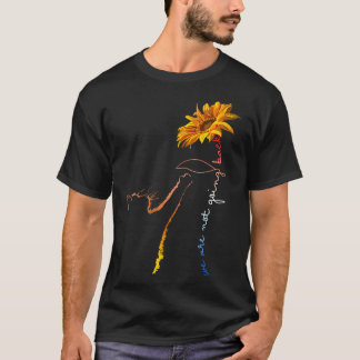 T-shirt Femmes Nous Ne Retournons Pas Mignonne Chat Tourne