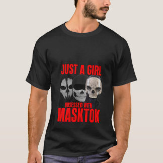 T-shirt Femmes obsédées par masktok booktok lecture de liv