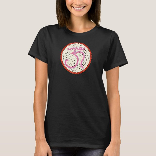 T-shirt Femmes Om Vert Yoga  1 (Devant)