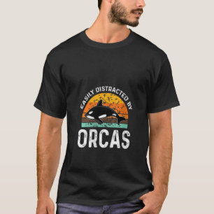 T-shirt Femmes Orca Graphique Pour Femmes Hommes Enfants B