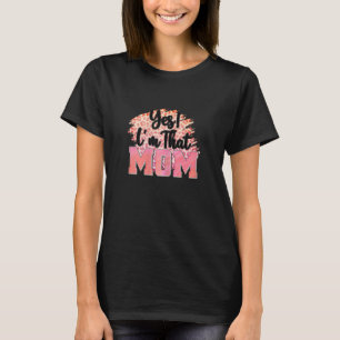 T-shirt Femmes Oui Je suis que maman Cheetah Leopard Skin 