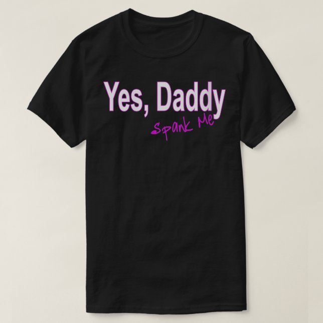 T-shirt Femmes Oui Papa M'A Éclairé Femelles VNeck (Design devant)