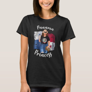 T-shirt Femmes Panama Princess Aime Café Panaméen Caf
