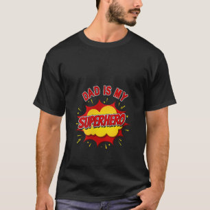 T-shirt FEMMES Papa est mon super-héros Fête du Père Super