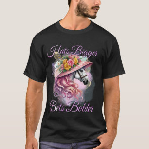 T-shirt Femmes Parle Derby À Moi Drôle De Course Cheval