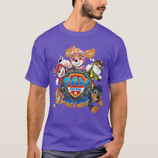 T-shirt Femmes PAW Patrolhe Mighty Movie Flying VNeck vint