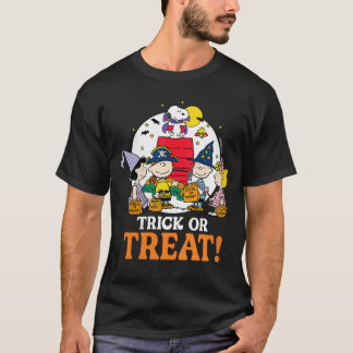 T-shirt Femmes Peanuts Halloween Trick Or Treat clair de l