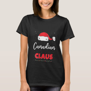 T-shirt FEMMES Père Noël canadien Noël Famille amusante de