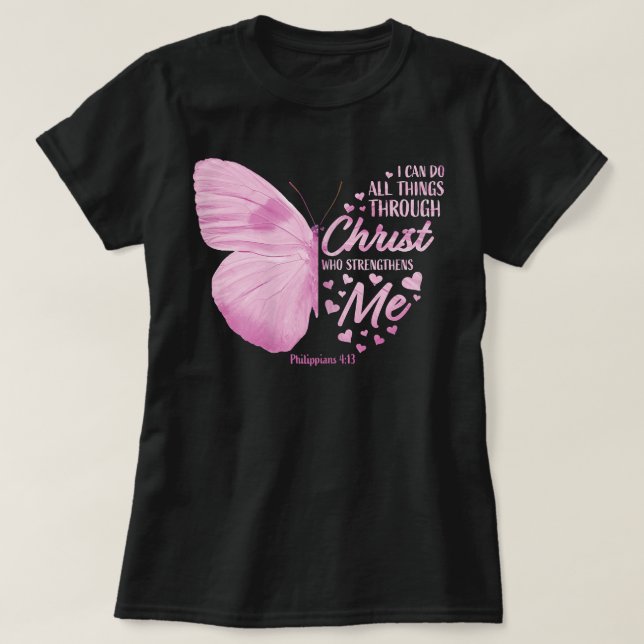 T-shirt Femmes Philippiens 413 Bible chrétienne Verse Cade (Design devant)