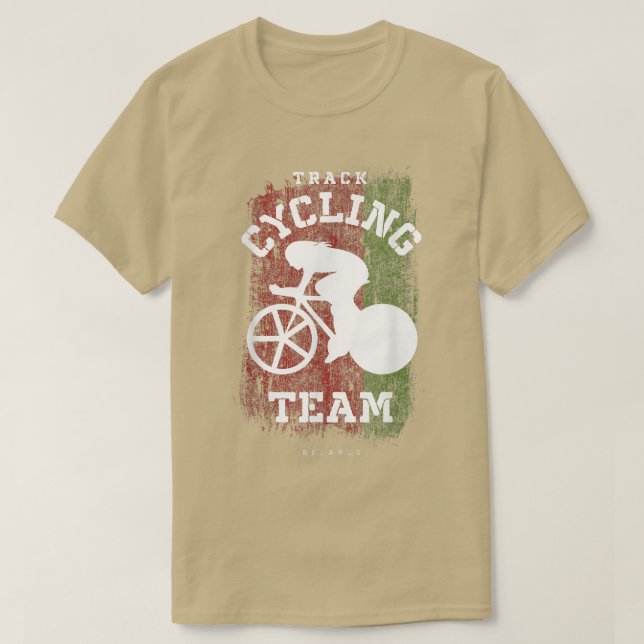 T-shirt Femmes Piste Cyclisme Biélorussie Route Vélo Vites (Design devant)