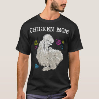T-shirt FEMMES Poulet Maman Fou Poulet Maman Poulet Poulet
