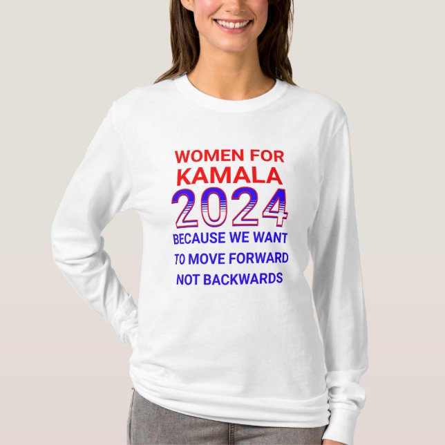 T-shirt Femmes pour l'élection de Kamala Harris 2024 (Devant)