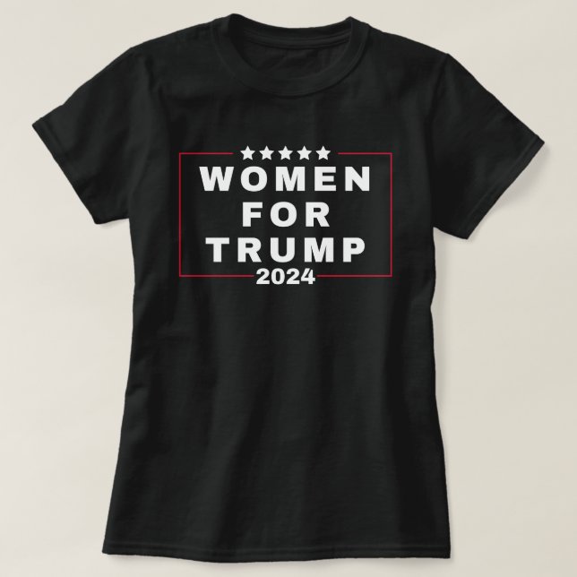 T-shirt Femmes pour Trump 2024 (Design devant)