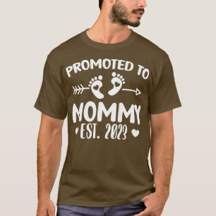 T-shirt Femmes Première Fois Mommy 2023 Grossesse Annonce