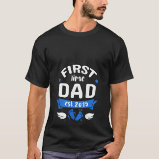 T-shirt Femmes première fois papa est 2019 promu à Daddy F