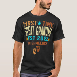 T-shirt Femmes Promues À Grand Grand Grand-Mère 2022 Premi