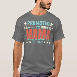 T-shirt Femmes Promues À Mama Grand-mère Grossesse Révélat