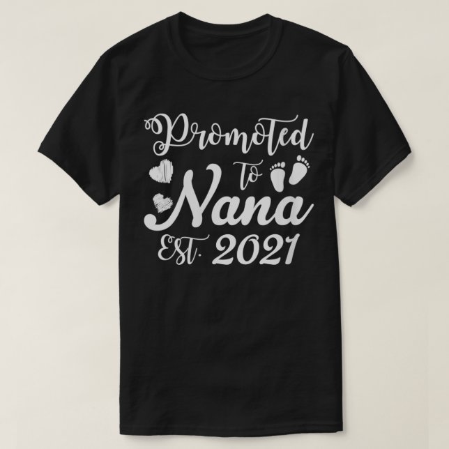 T-shirt Femmes Promues À Nana Grandma 2021 VNeck1 (Design devant)