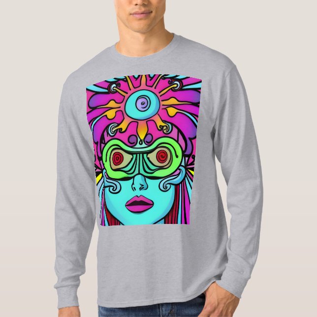 T-SHIRT FEMMES PSICODELIC (Devant)