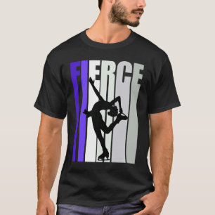 T-shirt Femmes Purple Fierce Patinage sur glace Anniversai