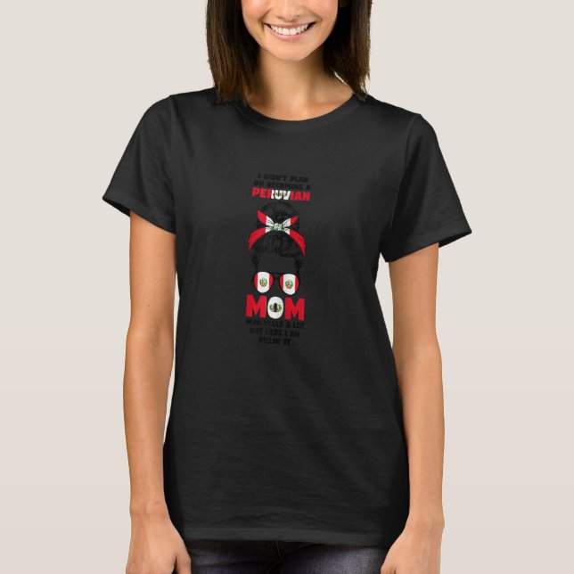T-shirt Femmes que je n'avais pas l'intention de devenir m (Devant)