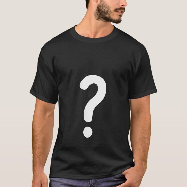 T-shirt Femmes Question Mark Couple Devinez Qui Costume V  (Devant)