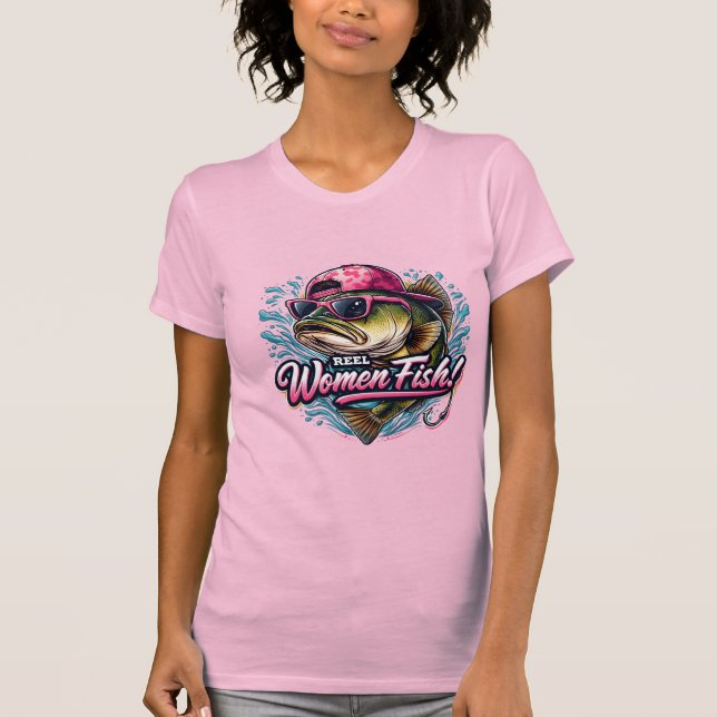 T-shirt Femmes qui pêchent vraiment (Devant)