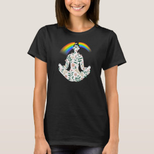 T-shirt Femmes Rainbow Grey Yoga 8