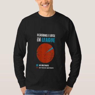 T-shirt Femmes Raisons J'Ai Perdu Dans Jeux Gamer Légende