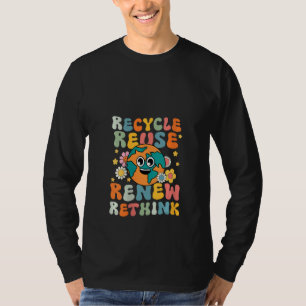 T-shirt Femmes Recycler Réutiliser Renouveler Repenser Gro