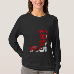T-shirt Femmes Red Aesthétique Année 1965 Naissance Vintag