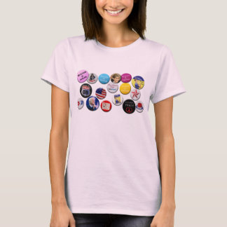 T-shirt Femmes républicaines pour des boutons de McCain